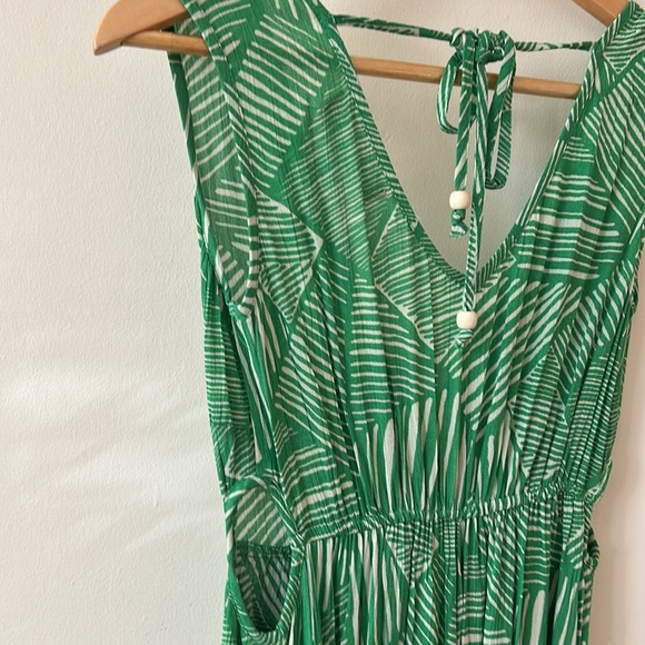 Jungle Leaf Print Jumper – Size XS • Tropical Romper / Playsuit - Picture 9 of 11